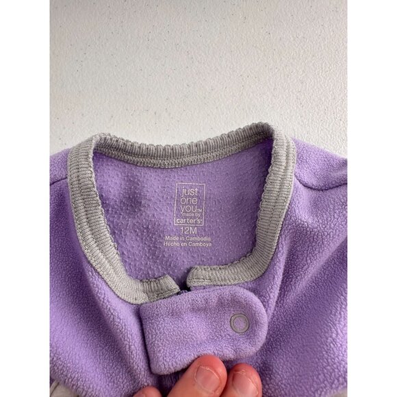 Baby Footed Sleeper Bundle 5 Pieces Size 6-12M Multiple Brands Fleece Pajamas - Picture 15 of 16